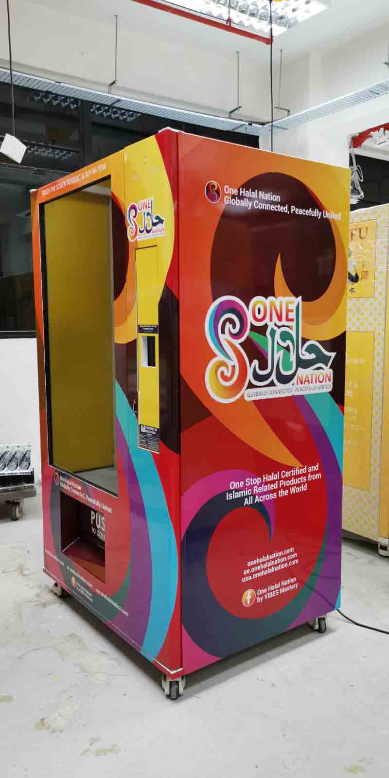 Signage Supplier Singapore vending1 Vending Machine Installation Stickers